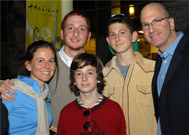 Festival director Drew Foster and family.